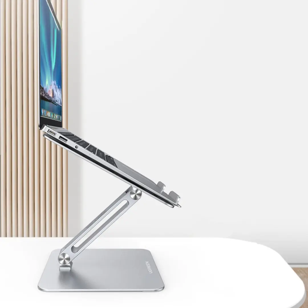 Ugreen Laptop Standaard 6957303842919 - 13-17.3 inch - Aluminium Zilver
