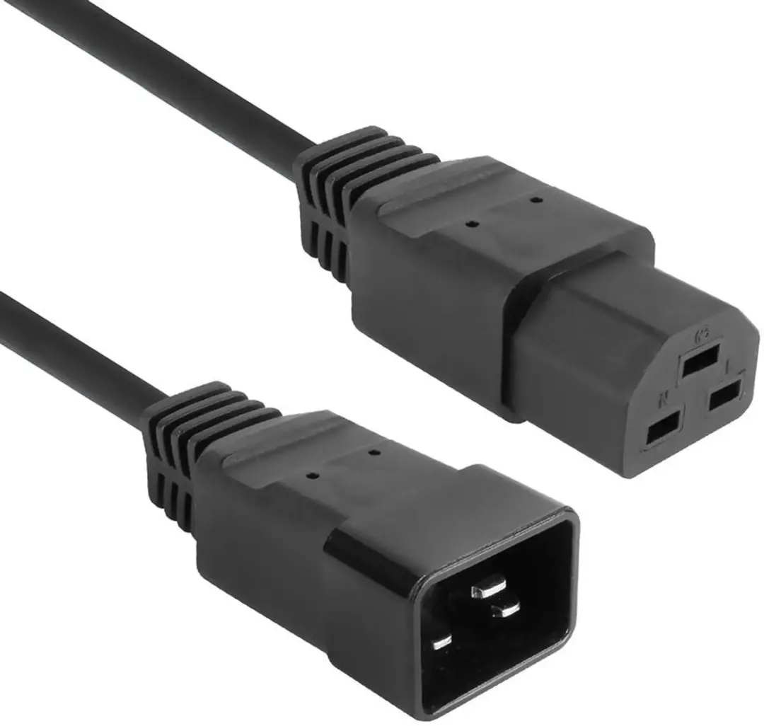 ACT Netsnoer C20-C21 IEC60320 AK5358 - 1,5m - Zwart