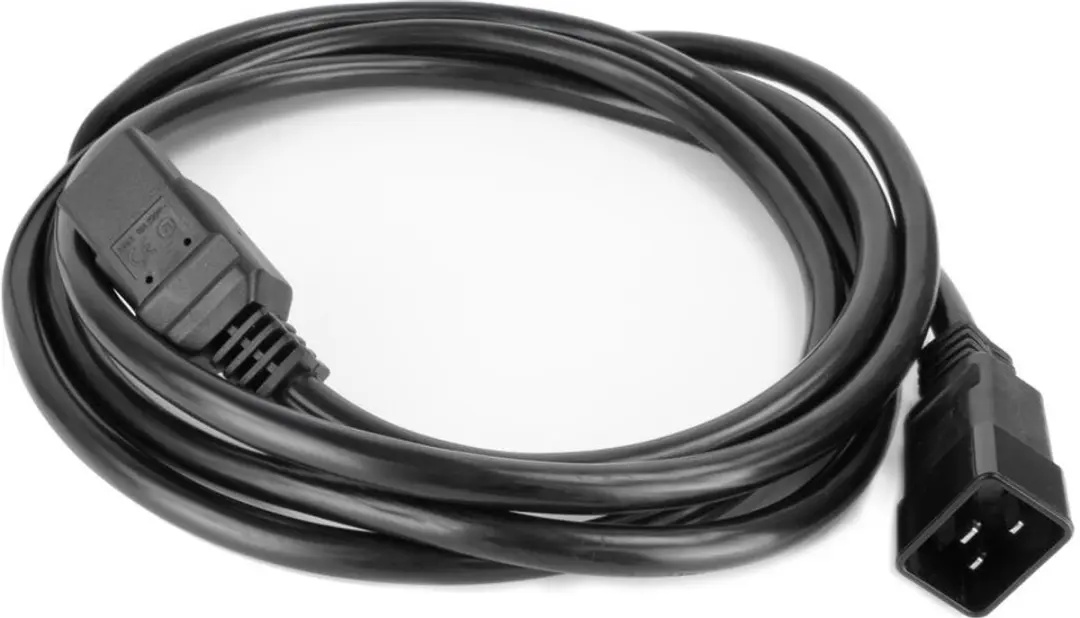 ACT Netsnoer C20-C21 IEC60320 AK5358 - 1,5m - Zwart