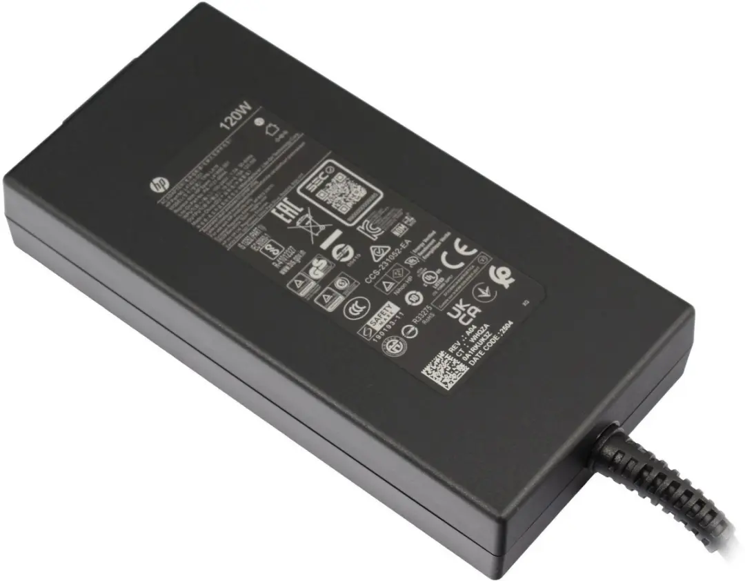 HP L41423-001 Oplader 120W - Zwart - afbeelding 6 van 6