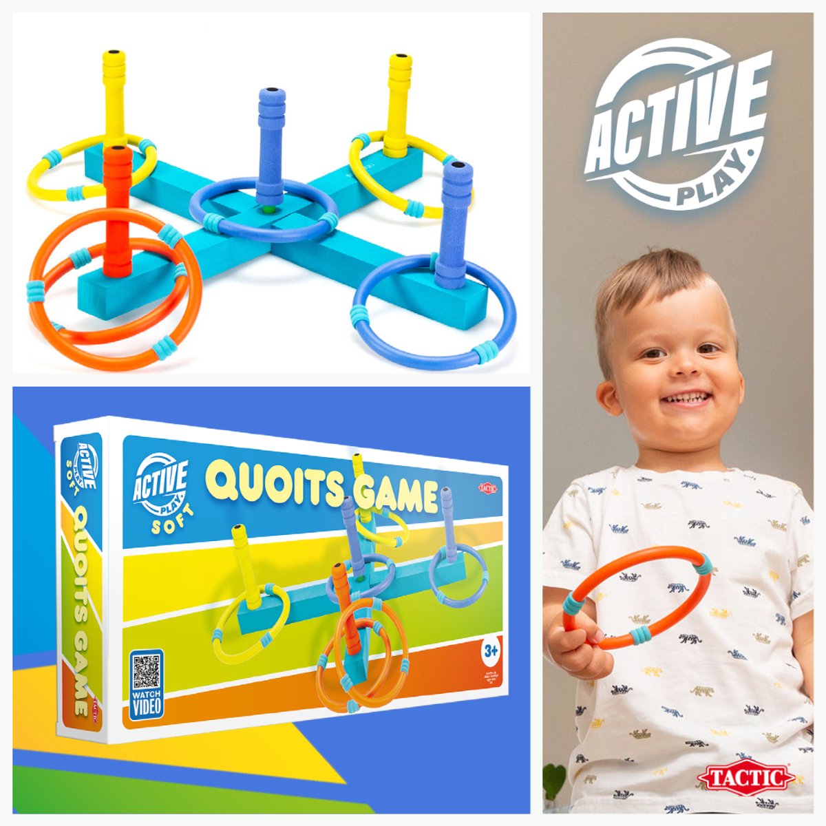 Tactic Foam Ring Werpen - in- en outdoor game