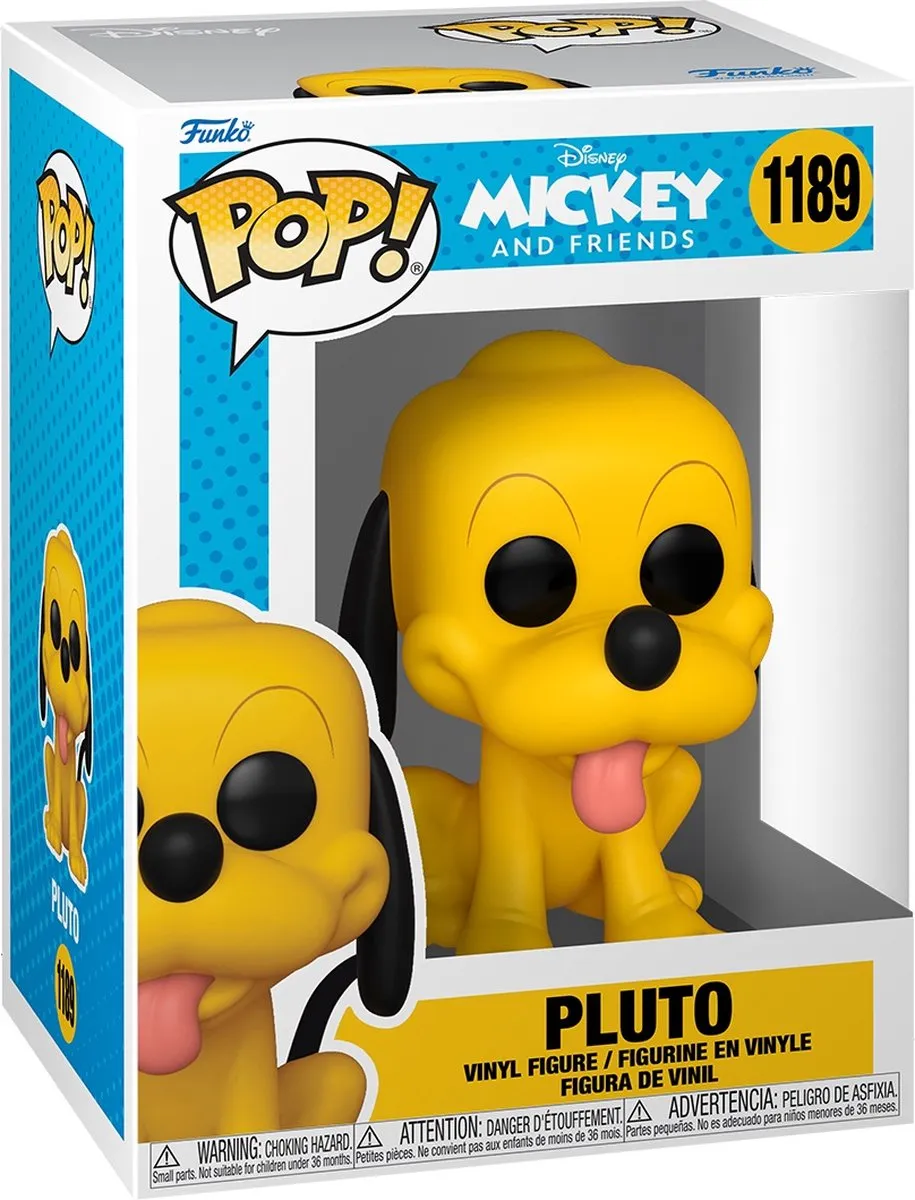 Funko Mickey Mouse Sensational 6 POP! Pluto 59625 - Verzamelfiguur 9cm