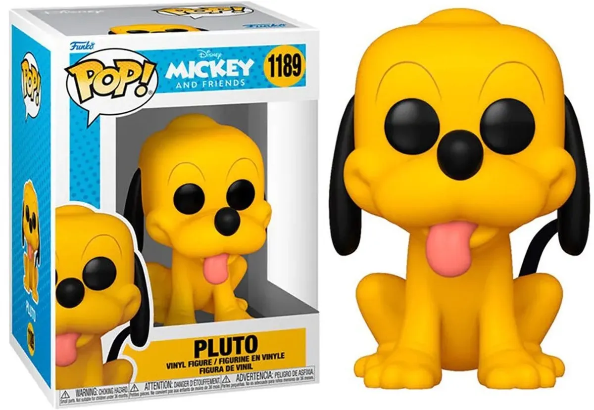 Funko Mickey Mouse Sensational 6 POP! Pluto 59625 - Verzamelfiguur 9cm