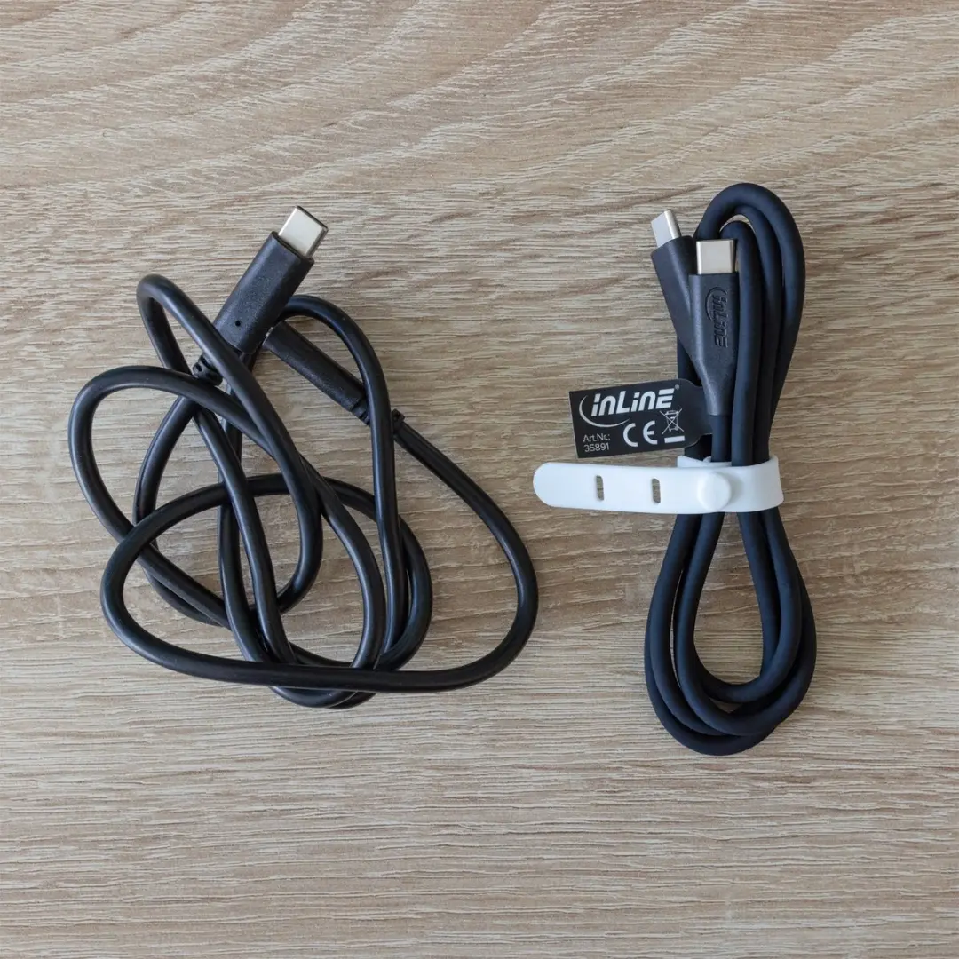 InLine USB-C Snelladingskabel 100W - Zwart