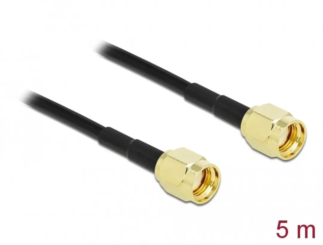 Delock Antennekabel RP-SMA naar RP-SMA 5m