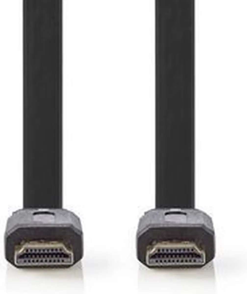 Nedis HDMI-Kabel CVGP34100BK30 4K 10.2Gbps 3m - Plat - Zwart