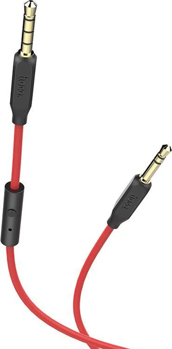 Hoco UPA12 3,5mm Audiokabel - 1m - Rood