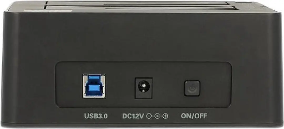 Delock USB Dual Docking Station 62661 - 2x SATA HDD/SSD - Zwart