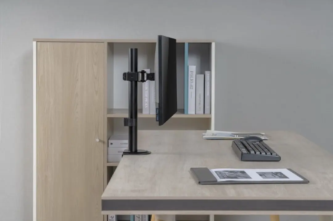 Gembird Monitorarm MA-D1 - 17-32" - Draai- en kantelbaar - Zwart - afbeelding 6 van 6