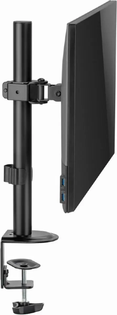 Gembird Monitorarm MA-D1 - 17-32" - Draai- en kantelbaar - Zwart