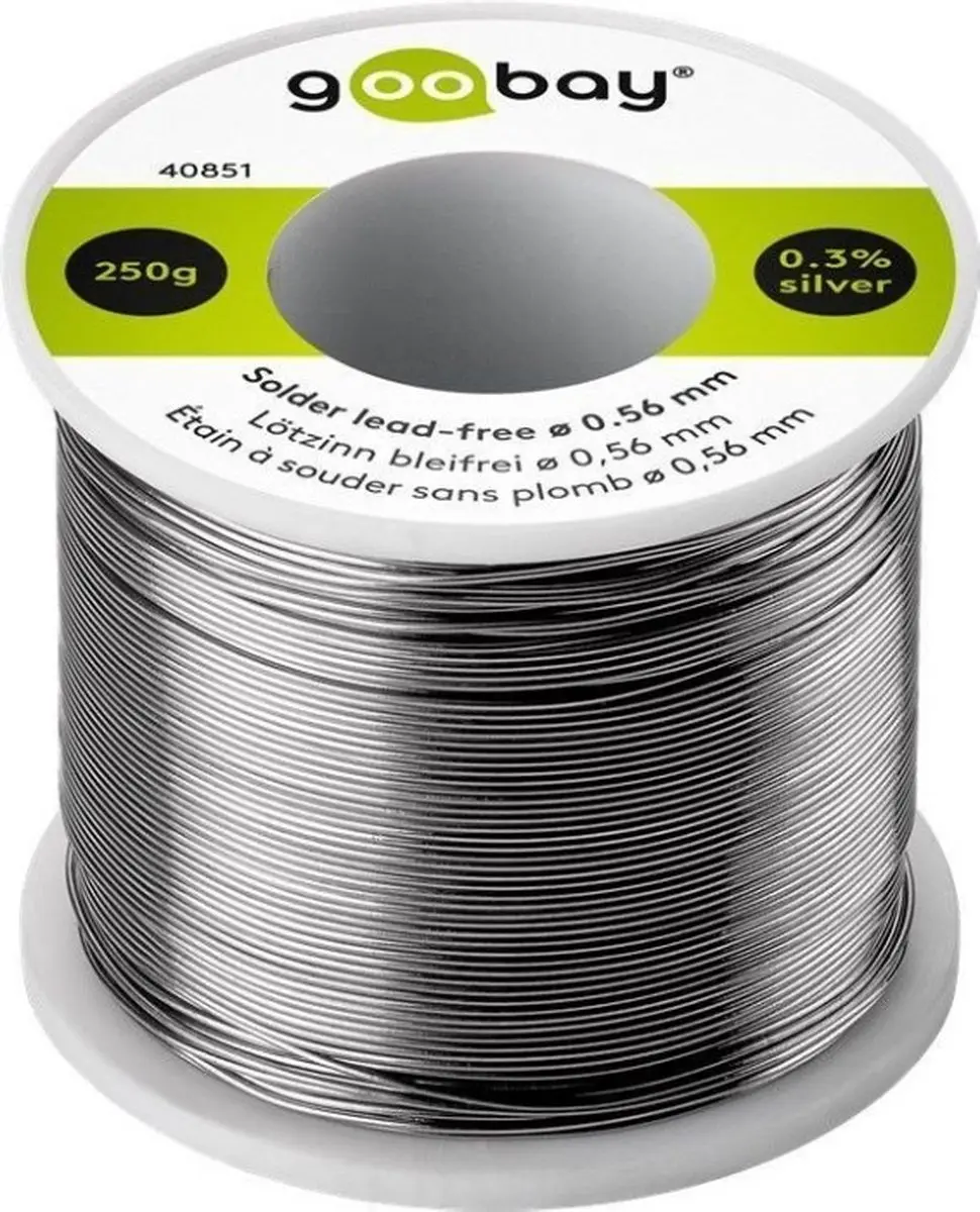 Goobay Soldeertin 0,56mm Loodvrij 250g