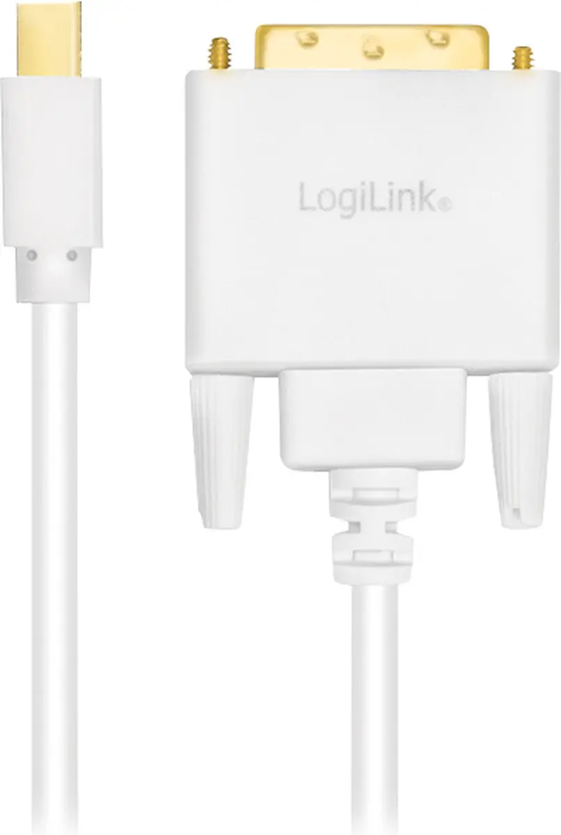 Logilink CV0138 Mini DisplayPort naar DVI Kabel - 3m - Wit