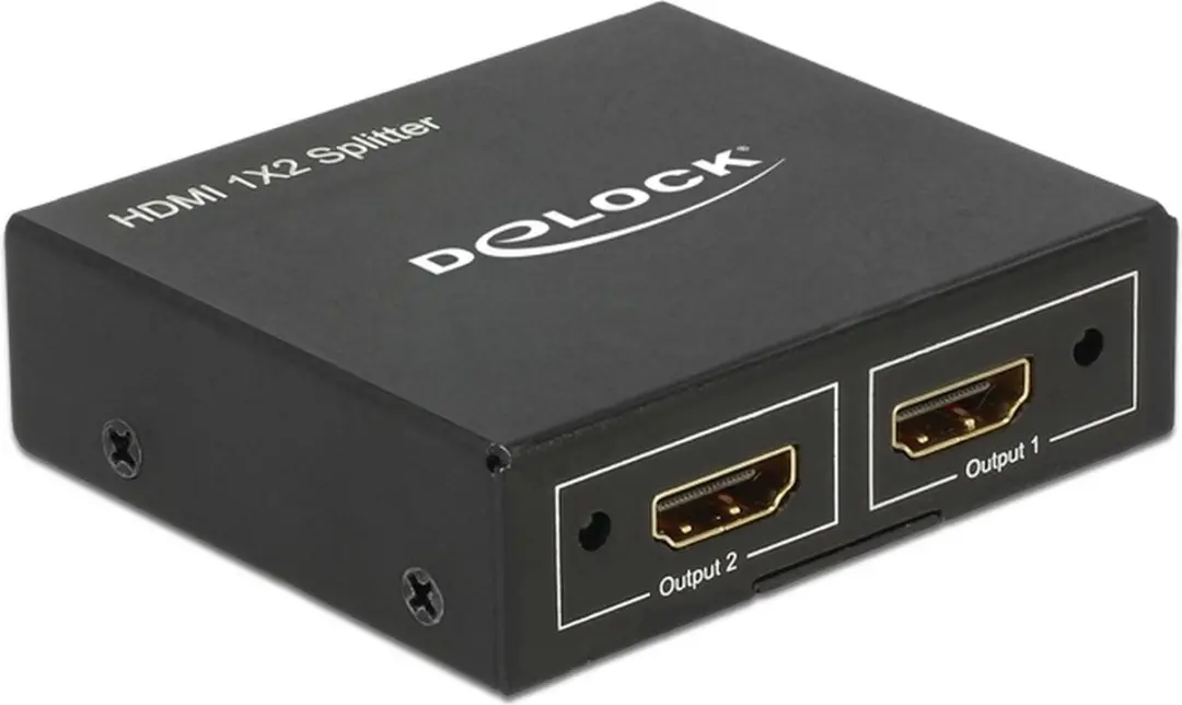 Delock HDMI Splitter 1 naar 2 4K 30Hz