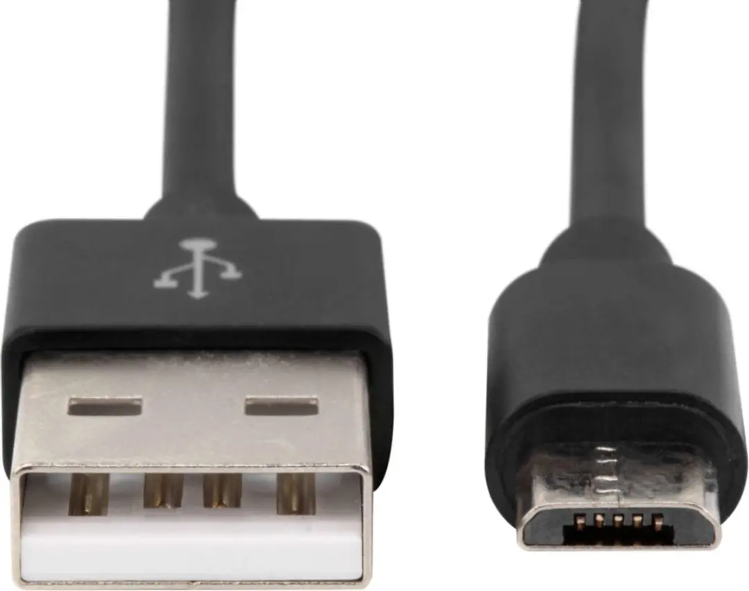 Ansmann USB-kabel USB-A naar Micro-B 2.0 2m - Zwart