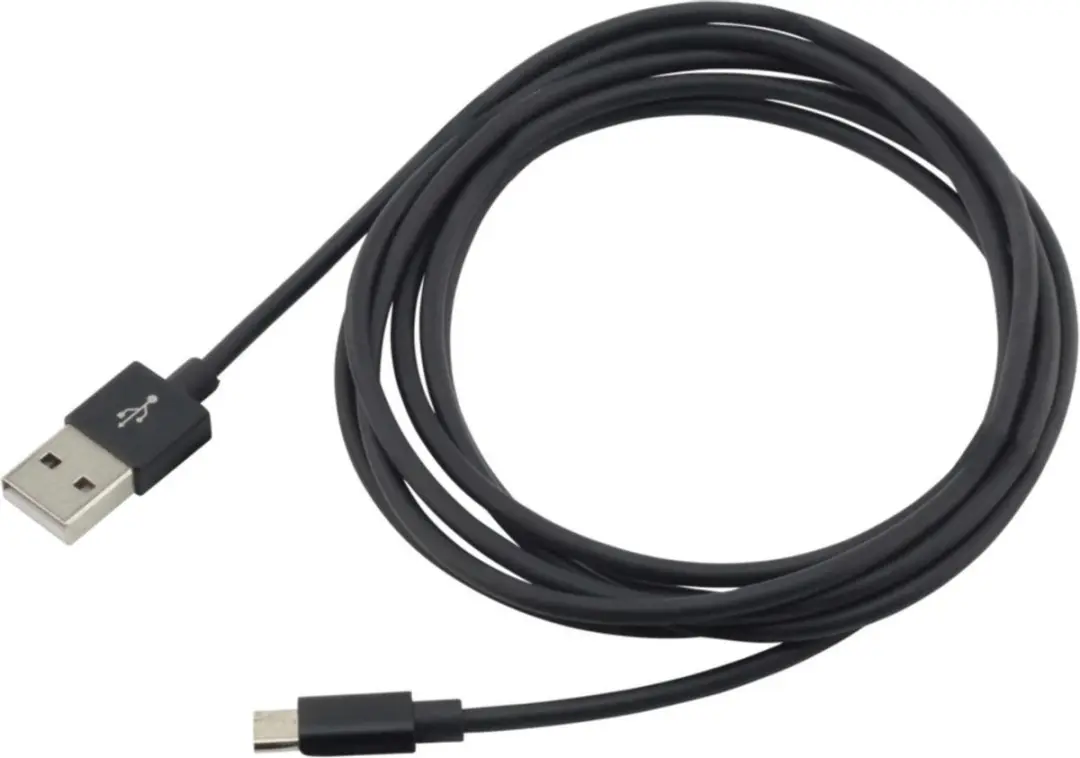 Ansmann USB-kabel USB-A naar Micro-B 2.0 2m - Zwart