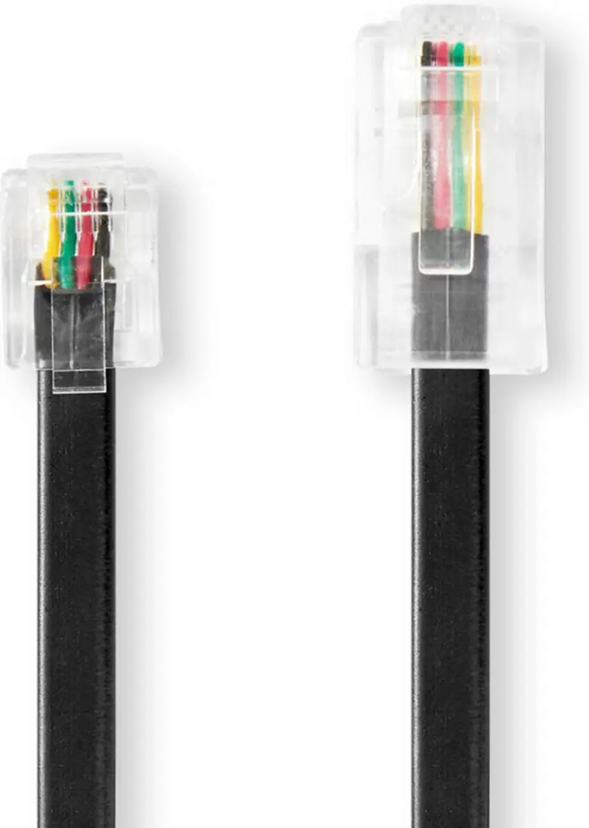 Nedis Telecomkabel RJ11/RJ45 5m - Zwart