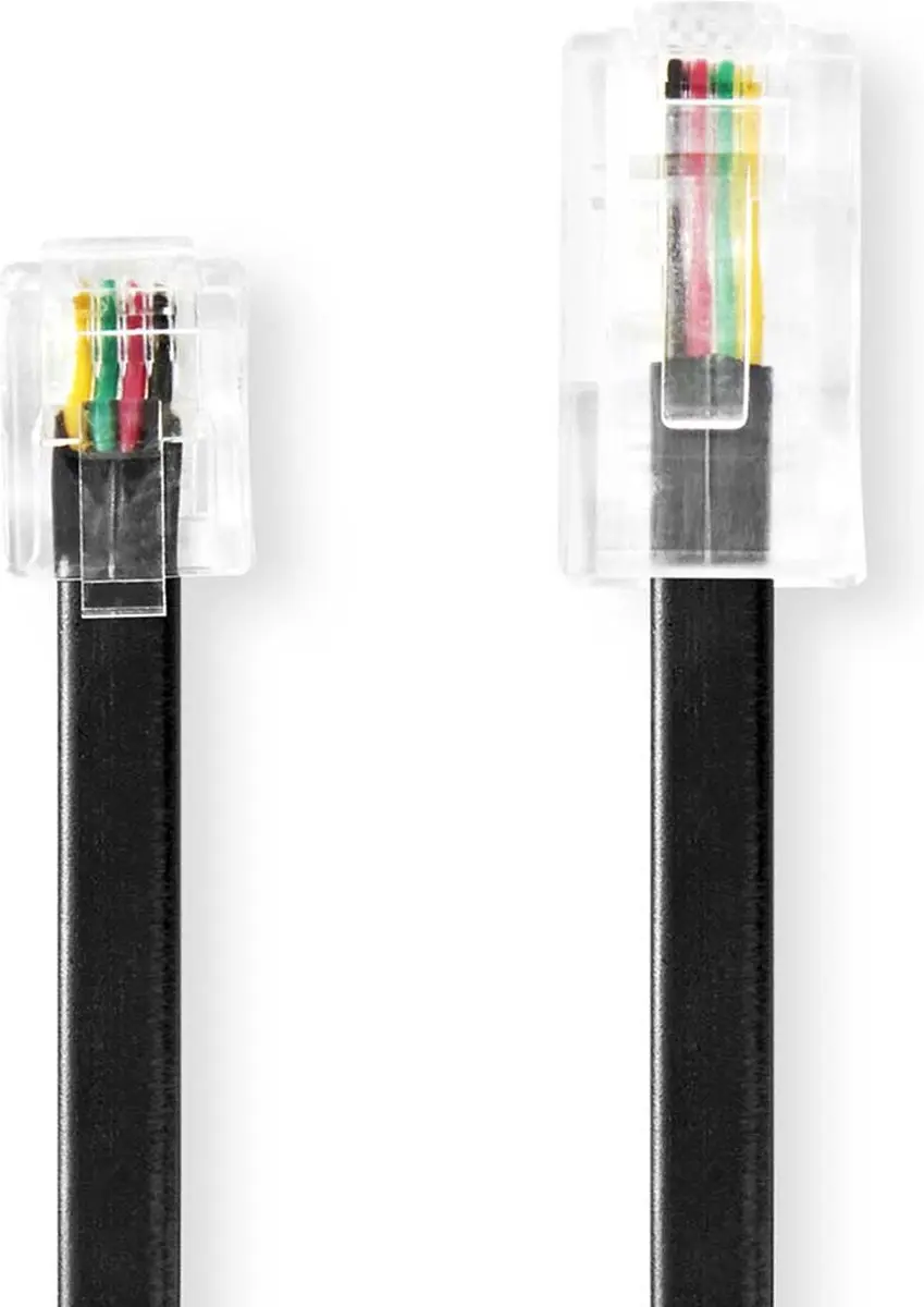 Nedis Telecomkabel RJ11/RJ45 5m - Zwart