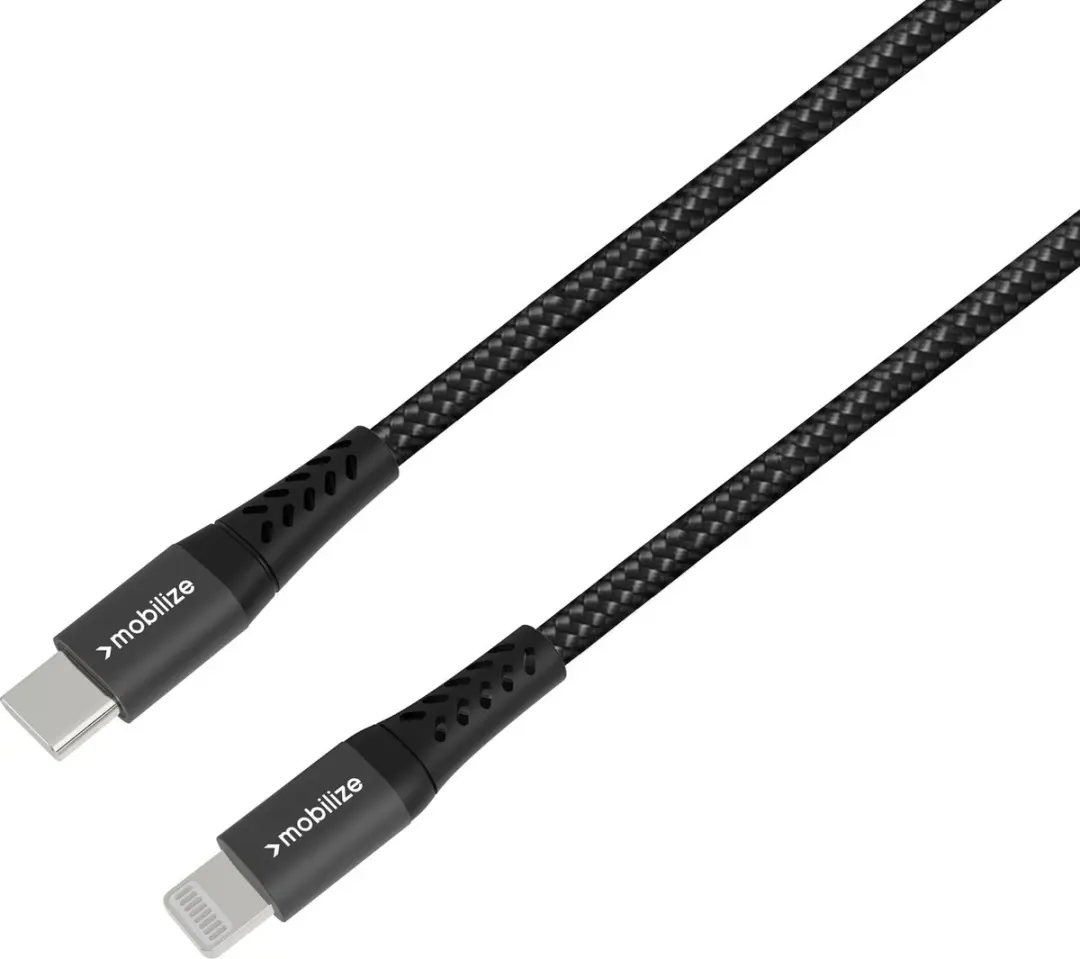 Mobilize USB-C naar Apple Lightning Kabel 0.2 Meter
