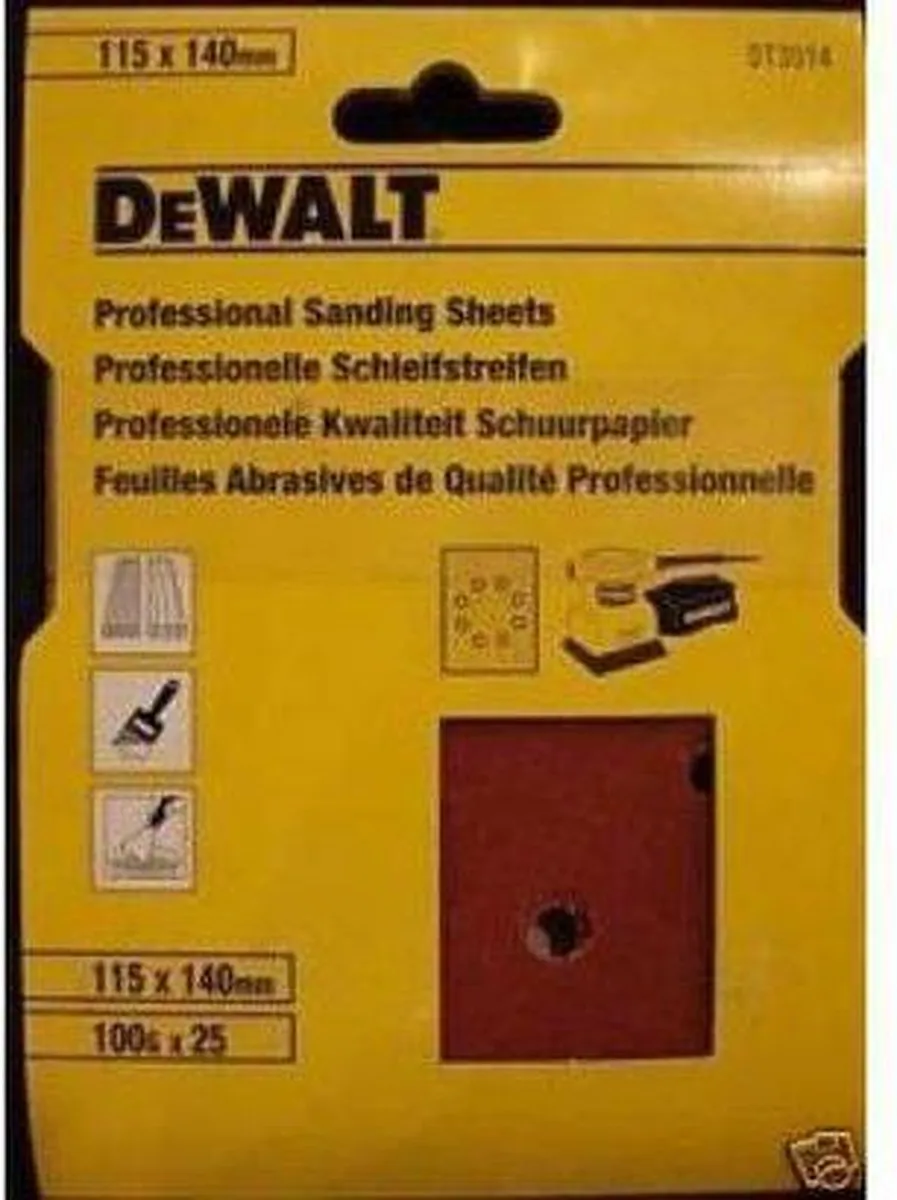 DeWalt DT3017 P220 Schuurpapier - 25 Stuks