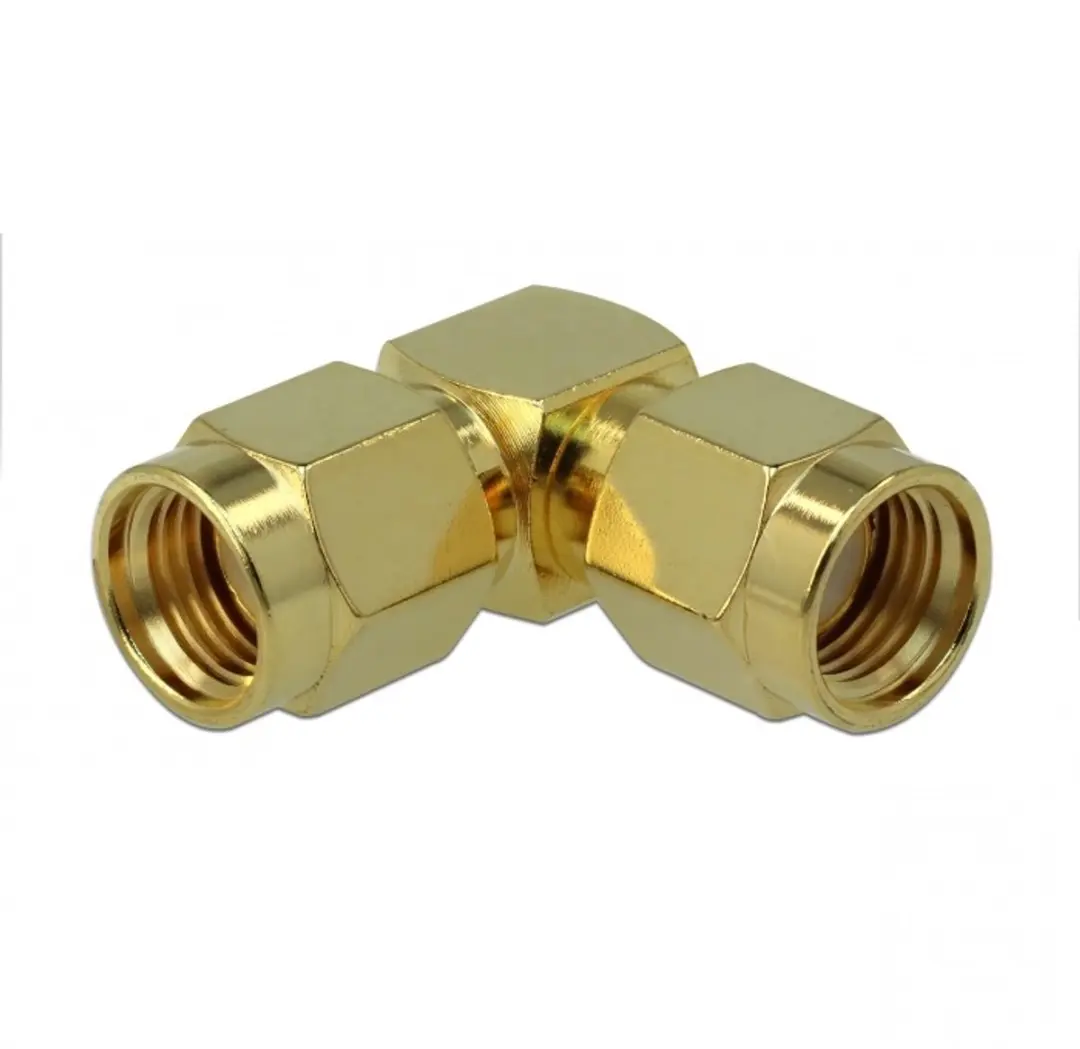 Delock RP-SMA (m) Haakse Adapter 50 Ohm 3 GHz