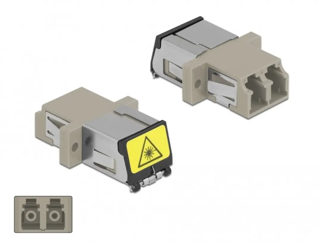 Delock LC Duplex Multi-mode Kabelkoppelaar