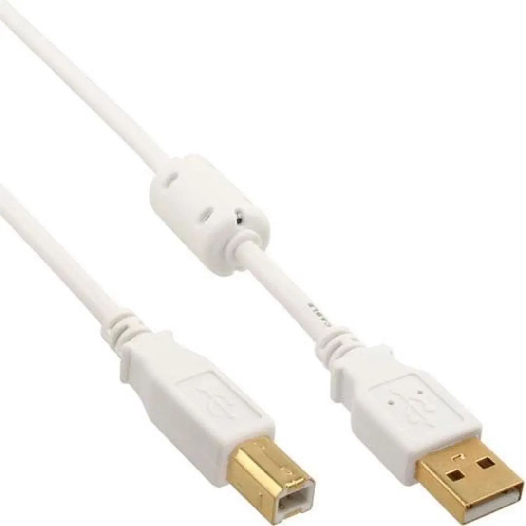 InLine 34535W USB-kabel - Wit