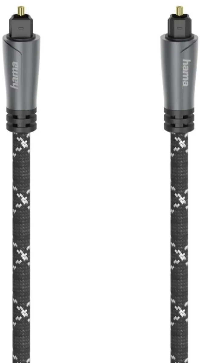 Hama Optische Audiokabel ODT-stekker (Toslink) Metaal 1,5 M