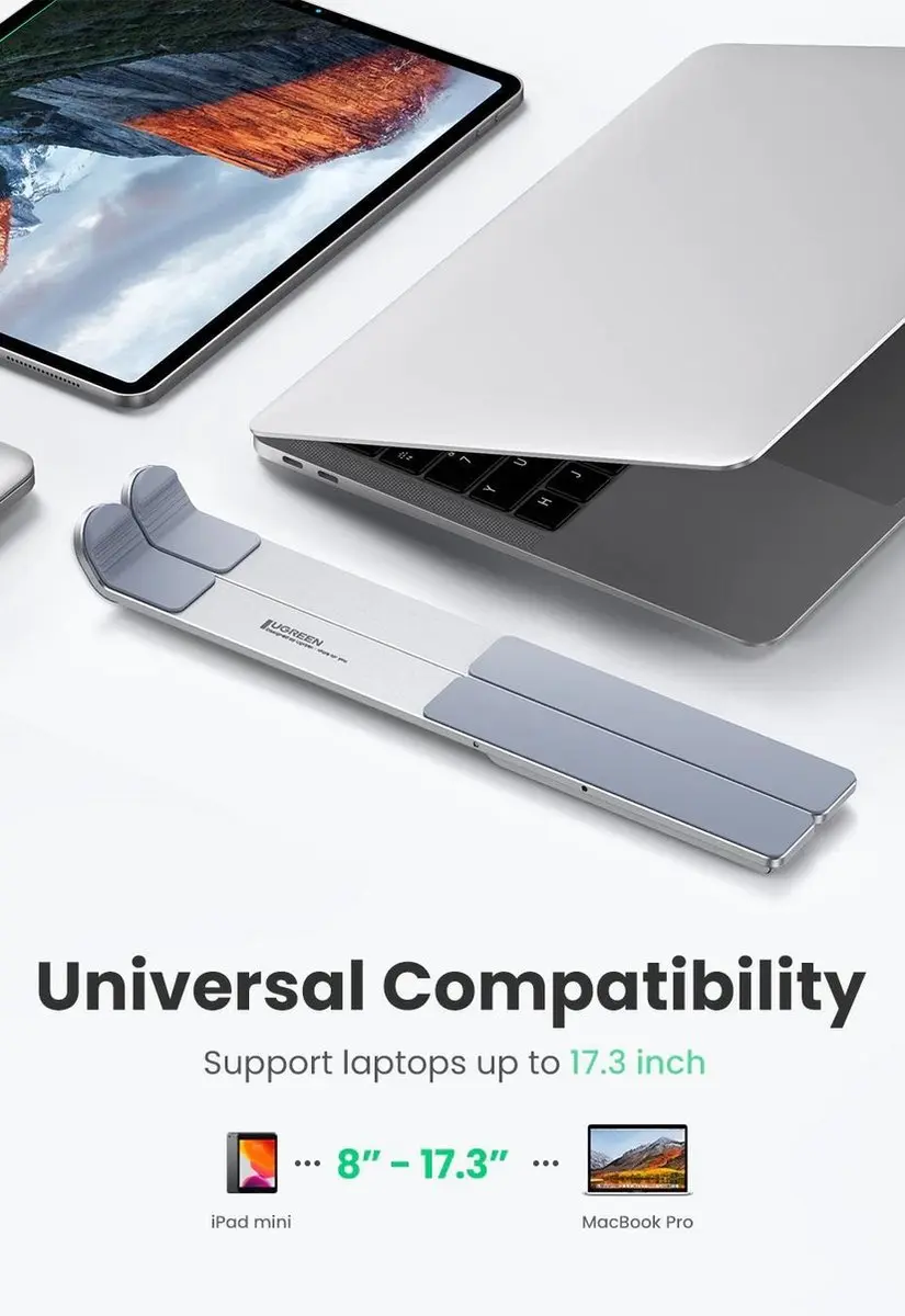 Ugreen Aluminium Laptopstand 005 - Zilver