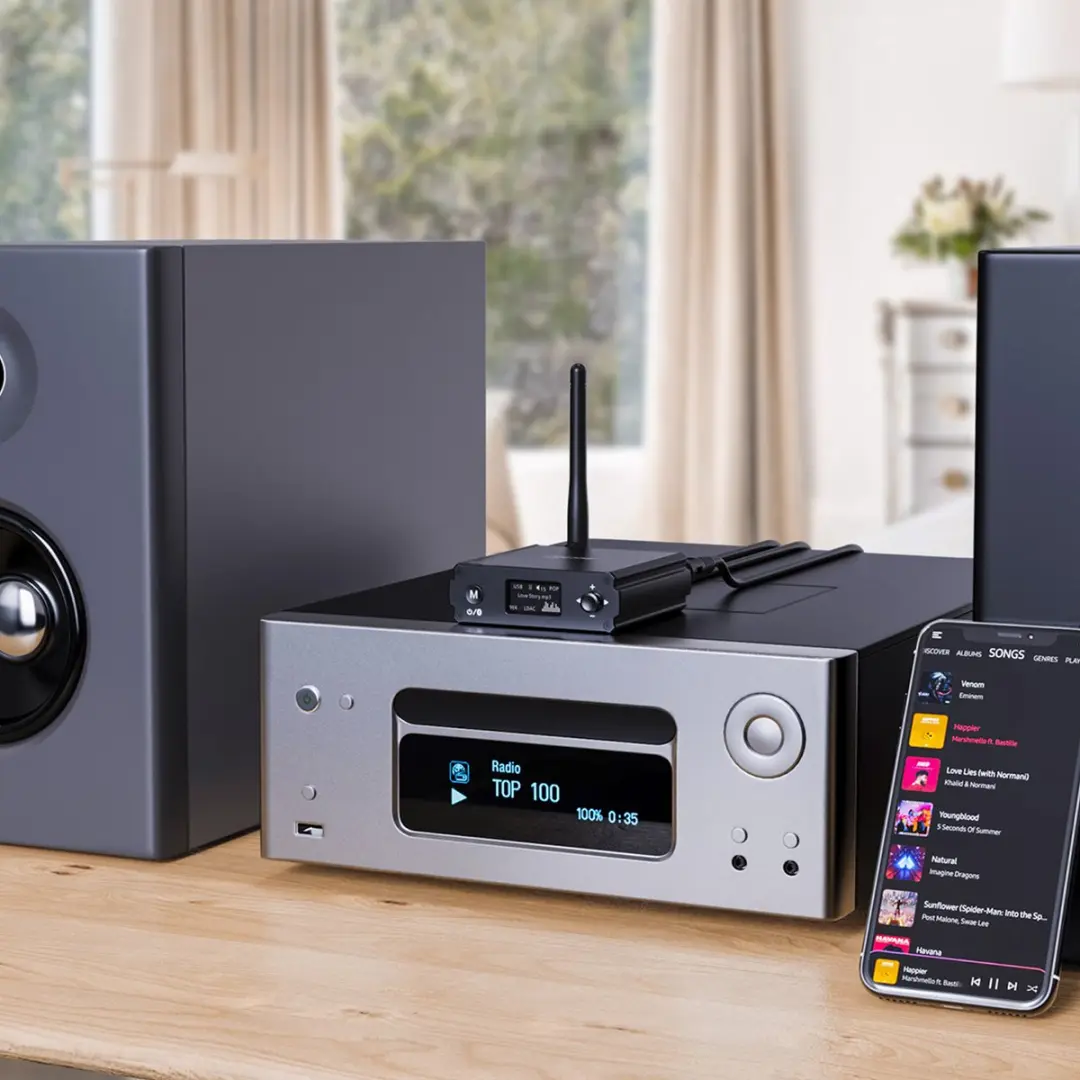 InLine 99209M Bluetooth HiFi-ontvanger & USB DAC - Zwart