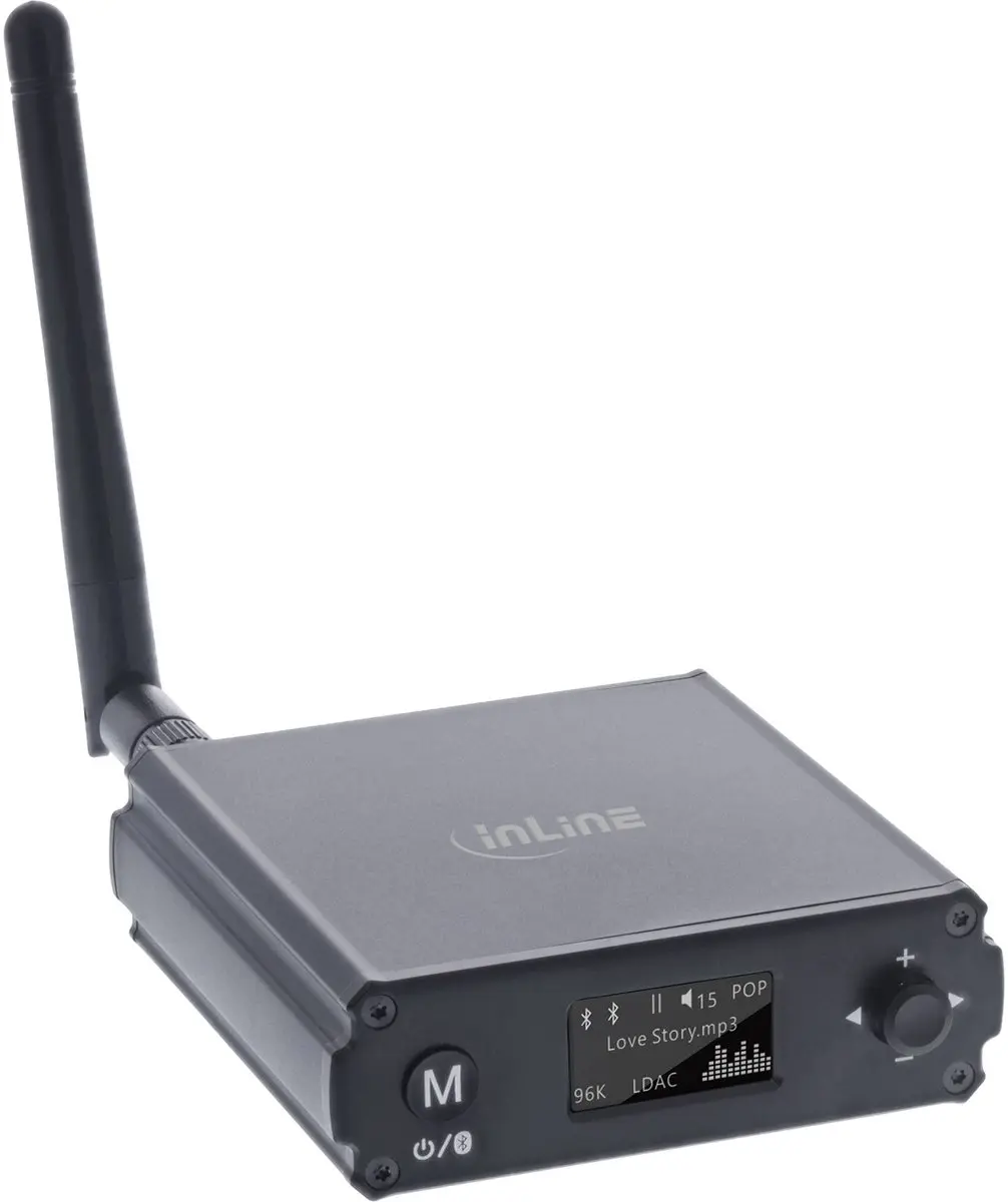 InLine 99209M Bluetooth HiFi-ontvanger & USB DAC