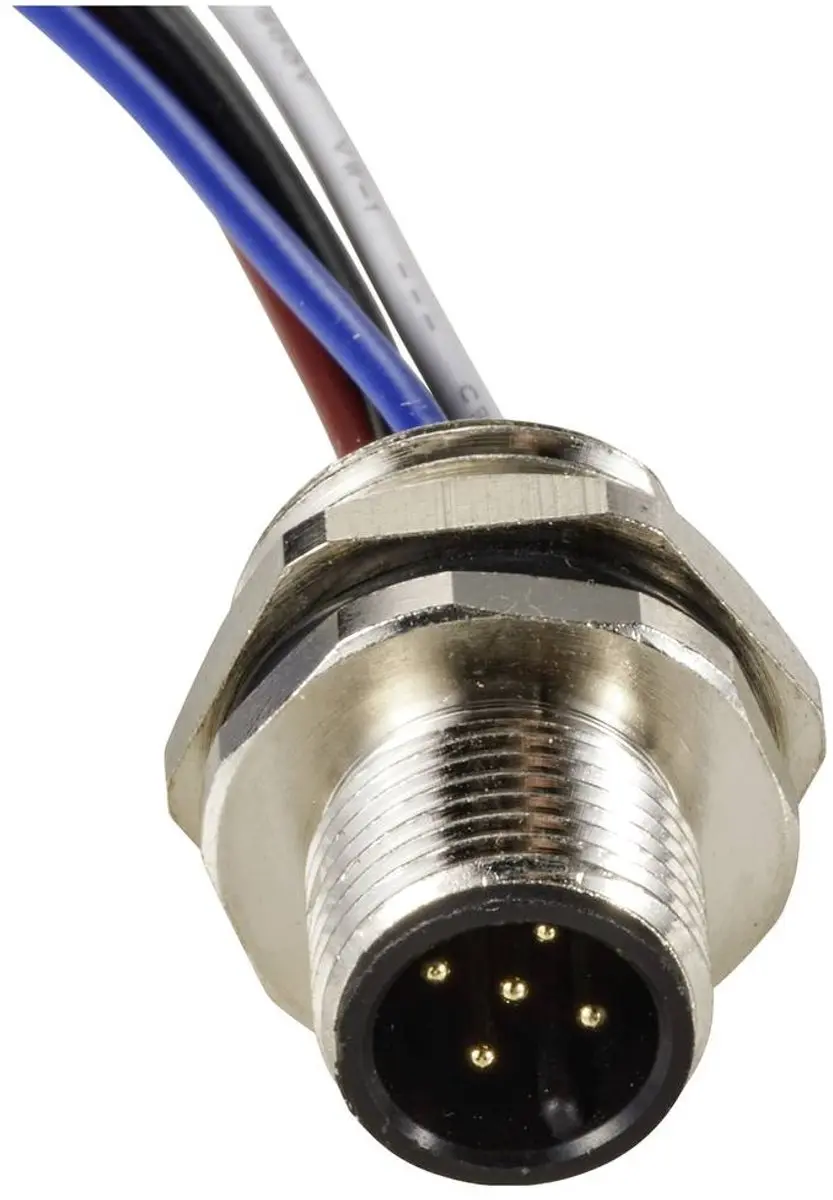 Tru Components TC-12833036 Sensor/Actuator M12 Stekker - 5 Polig - 0.5m