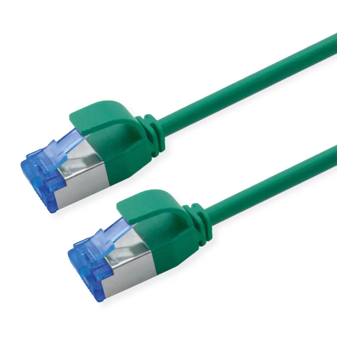 Roline Patchkabel Cat.6A S/FTP PoE Groene 0,3m