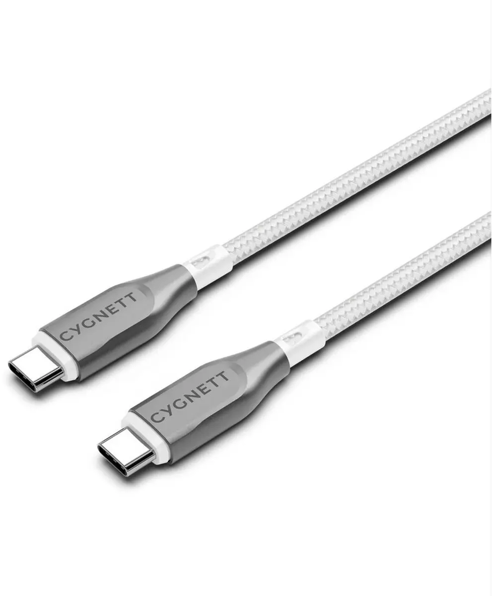 Cygnett USB-C Kabel 1m - Wit - afbeelding 6 van 6