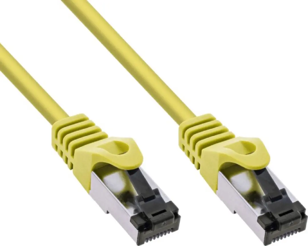 InLine S/FTP CAT8.1 Netwerkkabel - 40Gbit - 5m - Geel