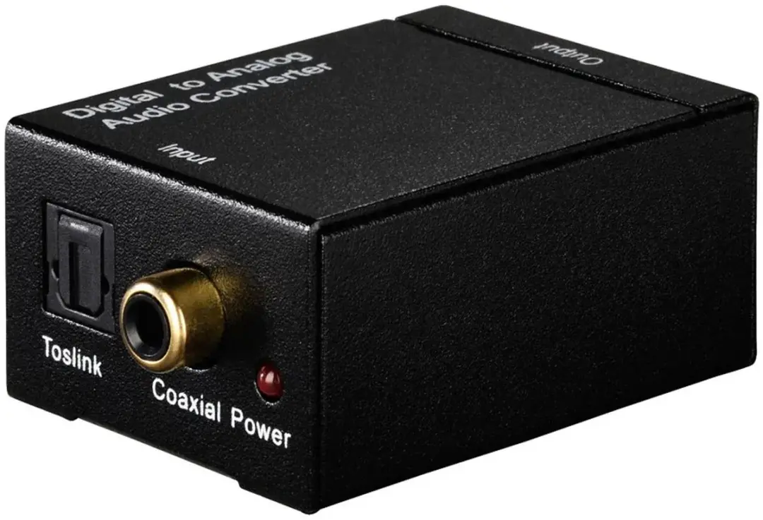 Hama AC80 Audio-Converter Digitaal naar Analoog - Zwart