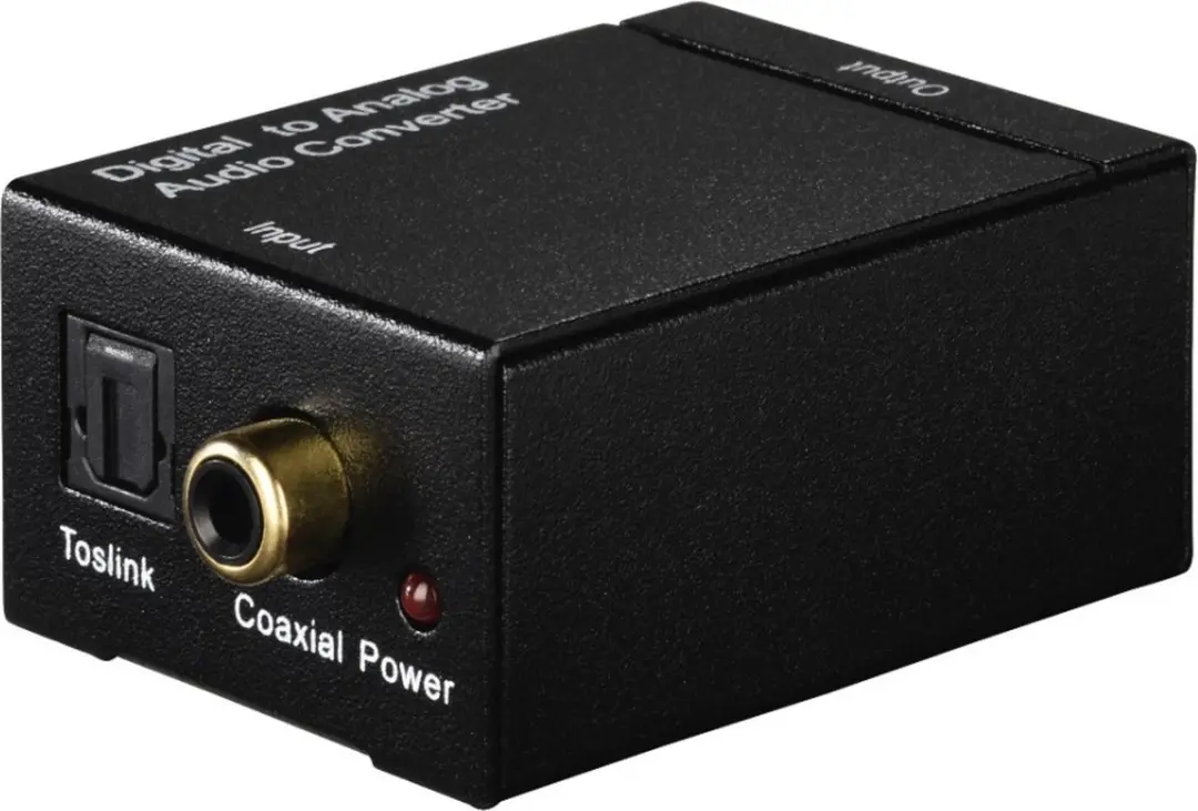 Hama AC80 Audio-Converter Digitaal naar Analoog - Zwart