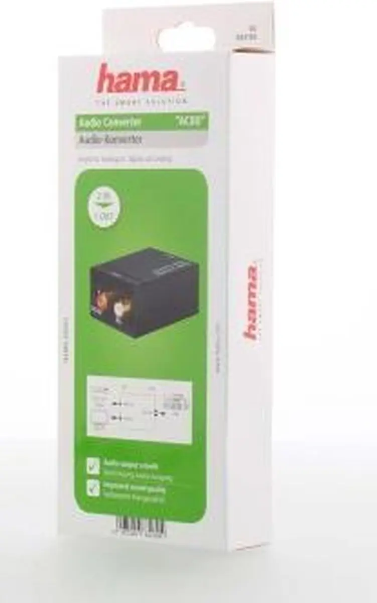 Hama AC80 Audio-Converter Digitaal naar Analoog - Zwart - afbeelding 6 van 6
