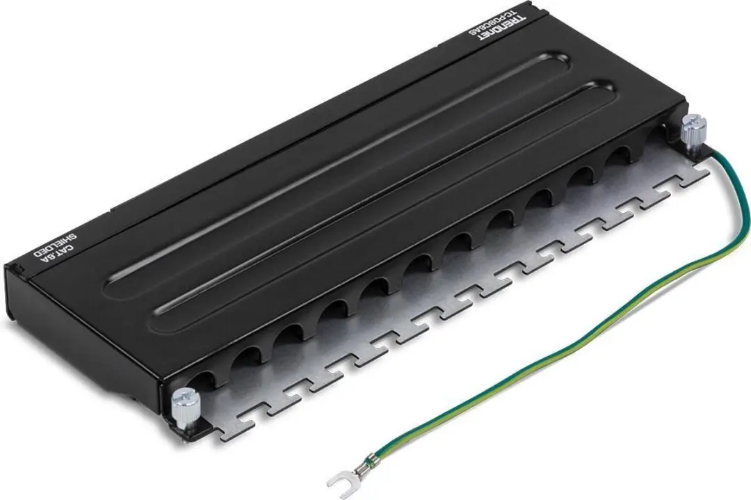Trendnet TC-P08C6AS Patchpaneel 8-poorts Cat.6A - Zwart - afbeelding 6 van 6