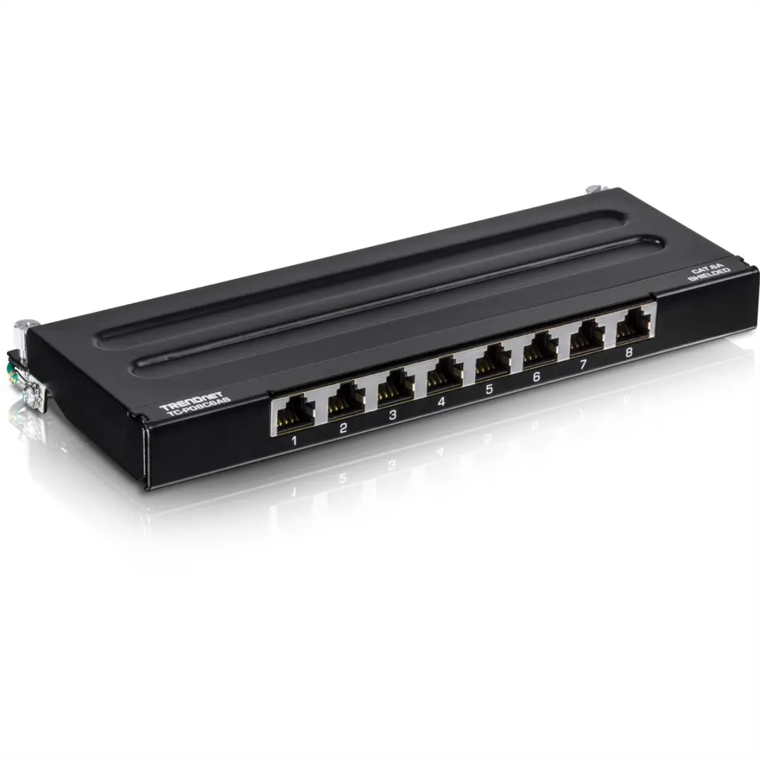 Trendnet TC-P08C6AS Patchpaneel 8-poorts Cat.6A