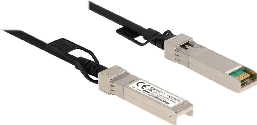 Delock Twinax SFP+ Kabel 10m - Zwart