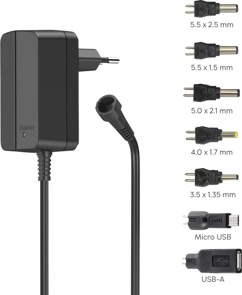Hama 00223613 Stekkernetvoeding - Instelbaar 3-12V 1A