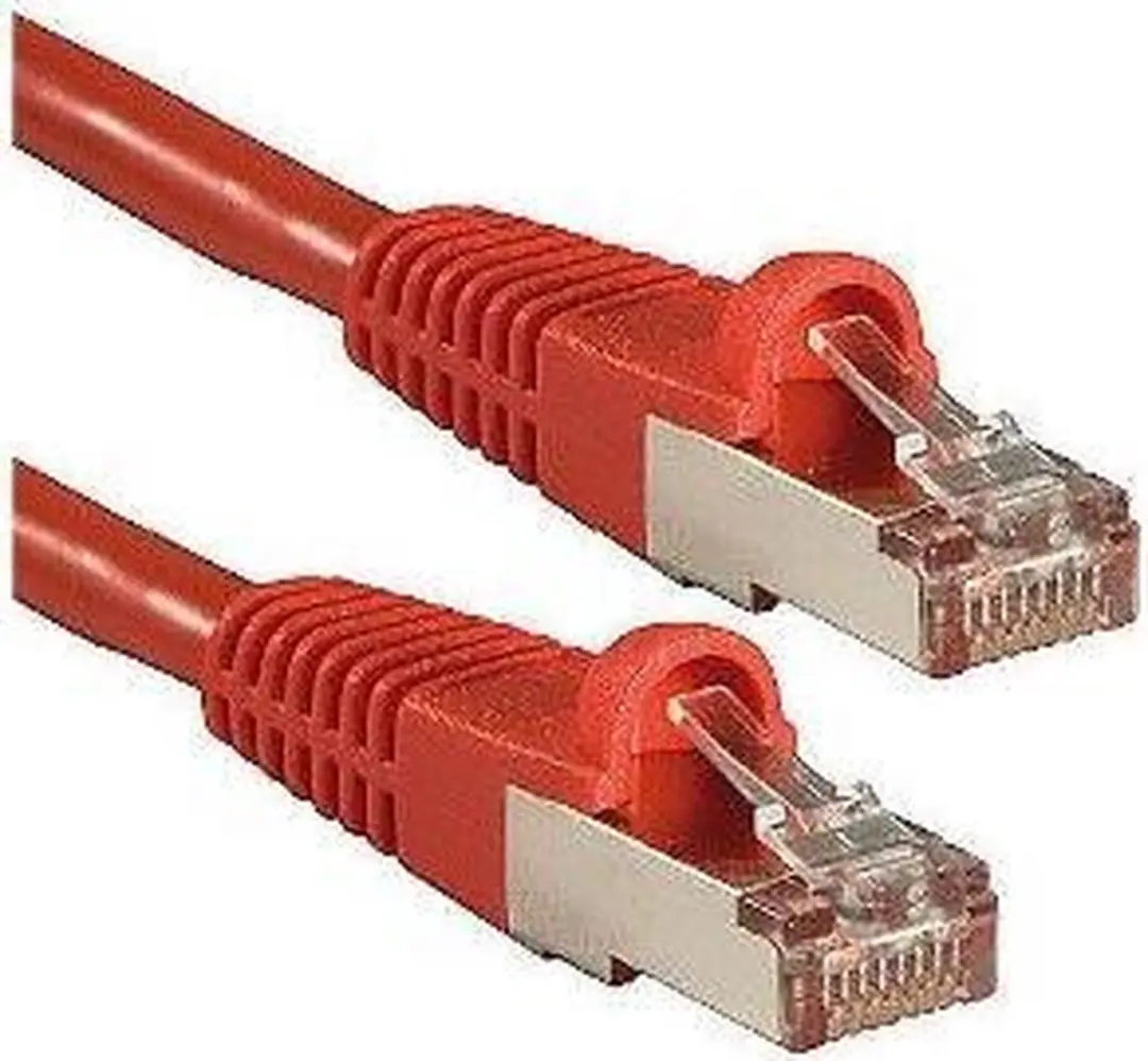 Lindy CAT 6A S/FTP Patchkabel 0.50m - Rood