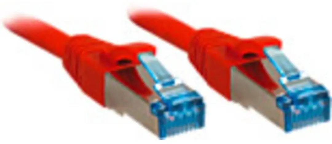Lindy CAT 6A S/FTP Patchkabel 0.50m - Rood