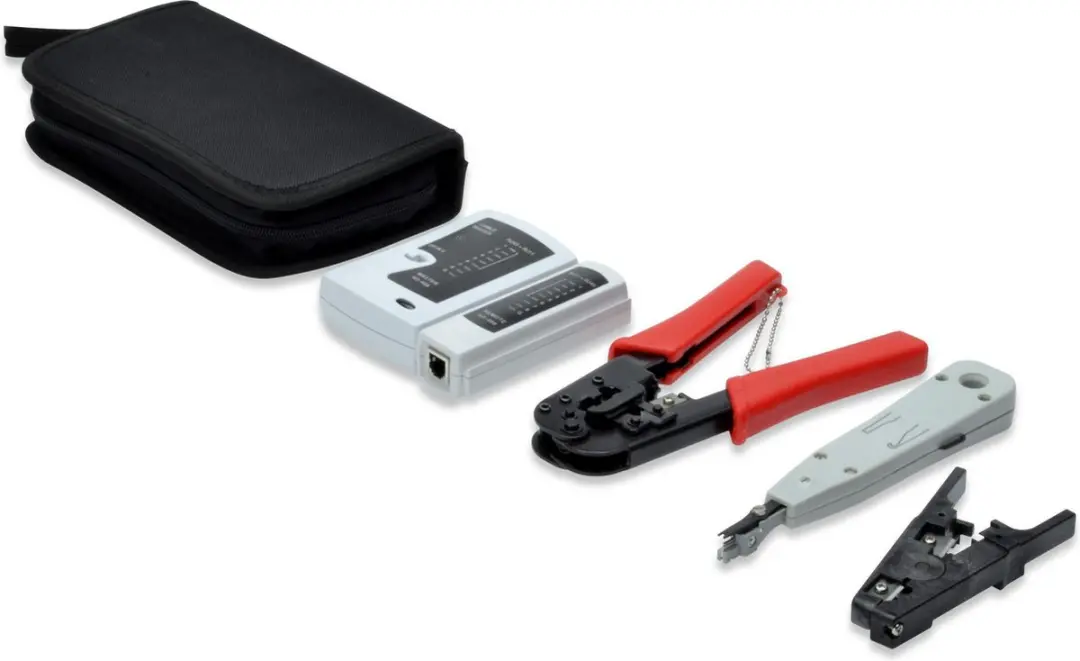 Digitus DN-94022 Netwerk Gereedschapset - Rood/Zwart