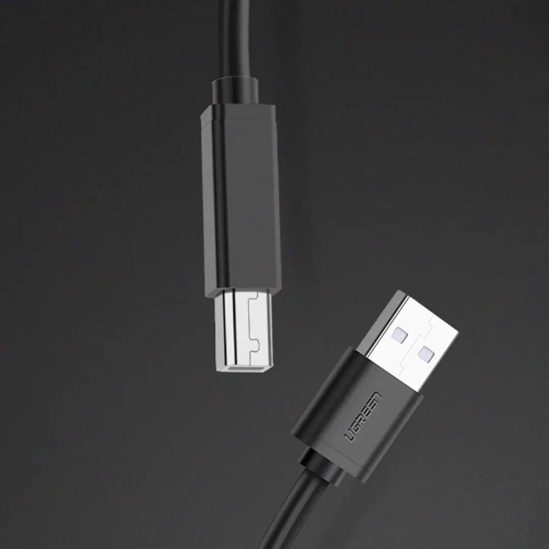 Ugreen Printerkabel USB-A naar USB-B 15m - Zwart