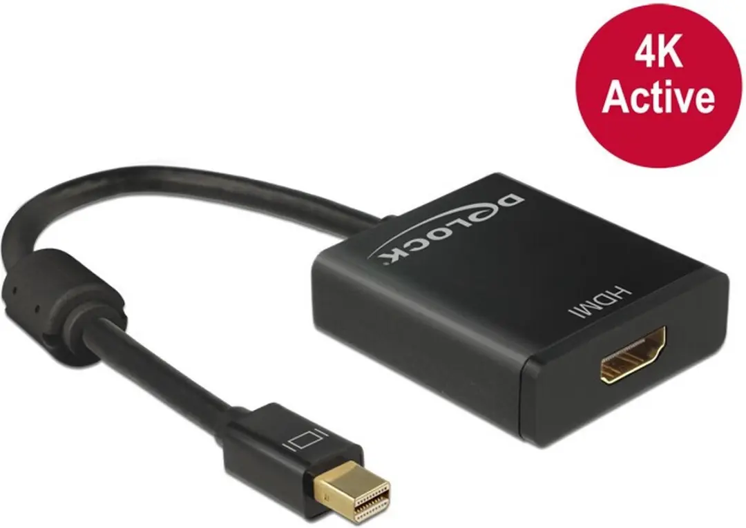 Delock Mini DisplayPort naar HDMI Adapter 4K 30Hz - 0,2m