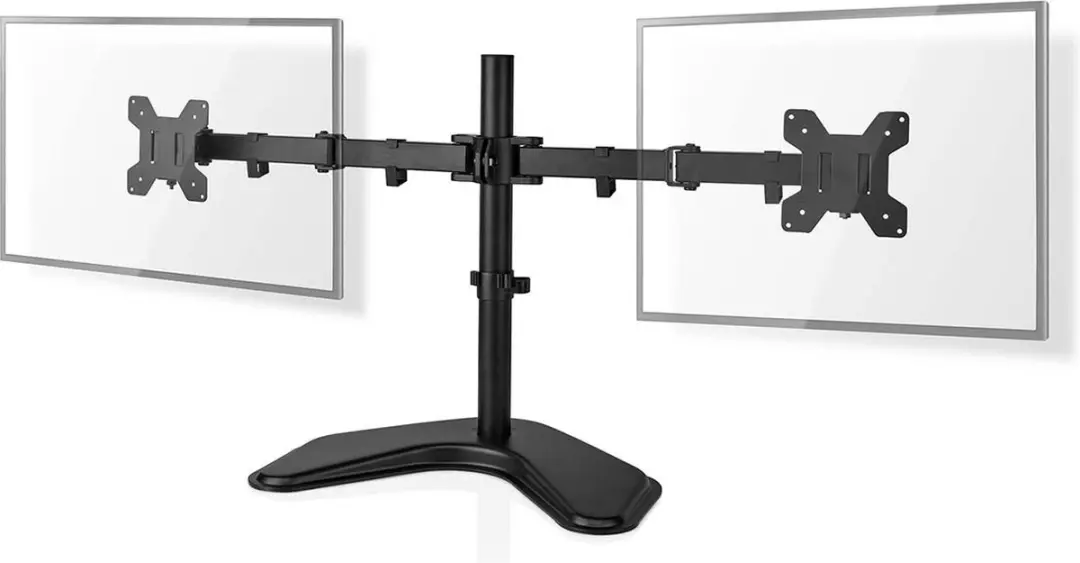 Nedis MMDOSD110BK Monitorbeugel 2 Schermen - 15-32" - Zwart