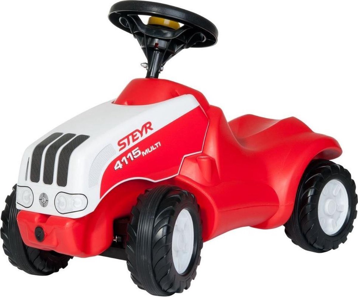 Rolly Toys MiniTrac Steyr - Loopauto met geluid en fluisterwielen - 1+ jaar