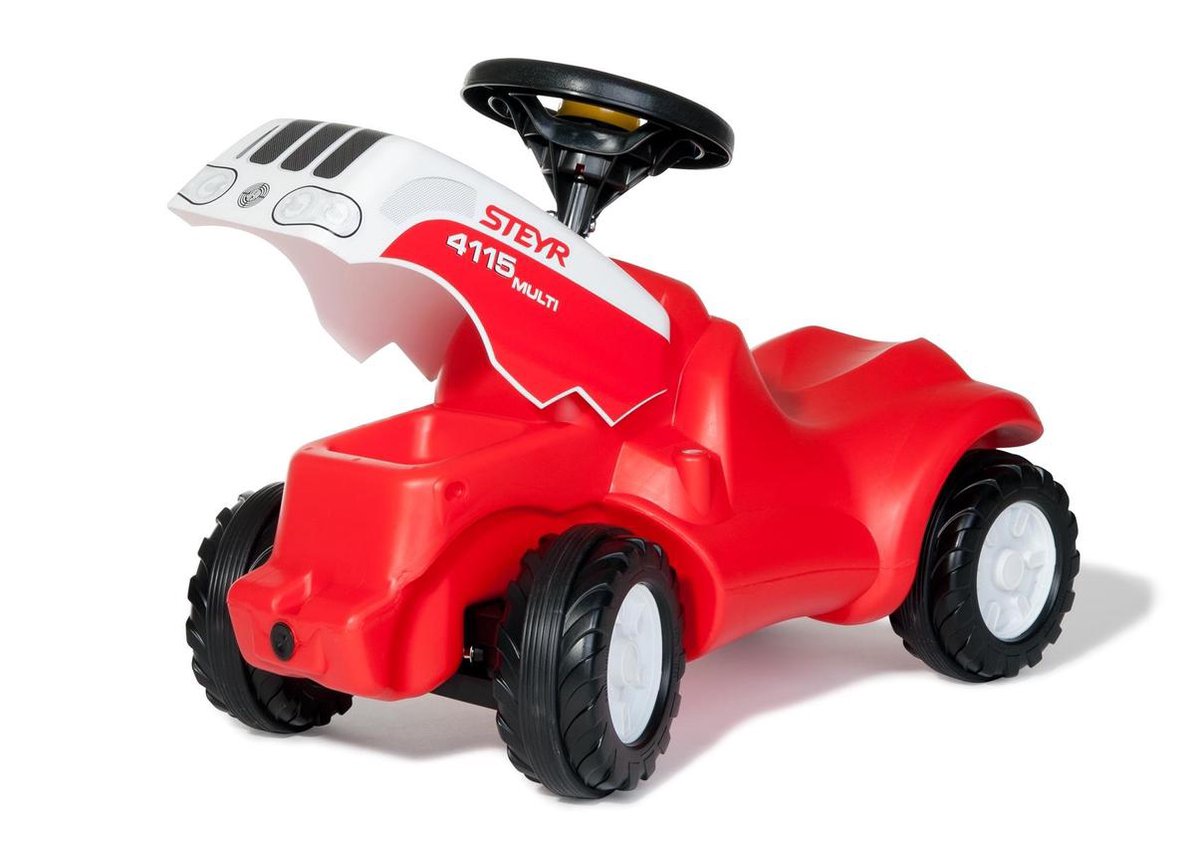 Rolly Toys MiniTrac Steyr - Loopauto met geluid en fluisterwielen - 1+ jaar