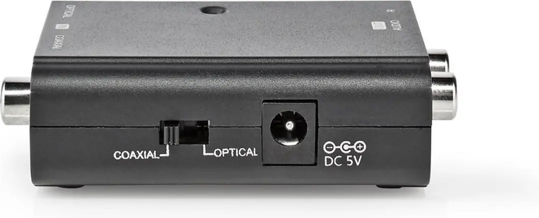 Nedis ACON2509BK Digitale Audioconverter - 2-wegs - Zwart